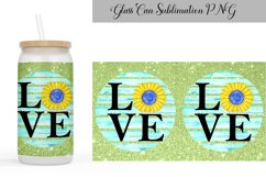 Glass Can Sublimation Summer| 16 oz Libbey Glass Can Product Image 4