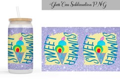 Glass Can Sublimation Summer| 16 oz Libbey Glass Can Product Image 3