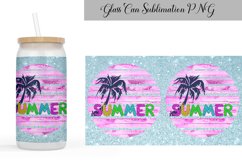 Glass Can Sublimation Summer| 16 oz Libbey Glass Can Product Image 6