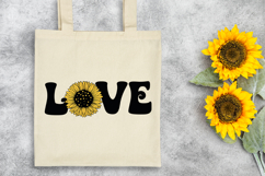 LOVE Sunflower SVG Quote Product Image 3