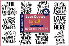 Love quotes SVG Bundle, Love SVG layered design Bundle Product Image 1