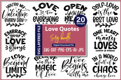 Love quotes SVG Bundle, Love SVG layered design Bundle Product Image 1