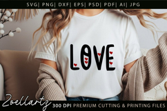 Valentine's Day SVG PNG EPS DXF Love Heart SVG for Cricut Product Image 3