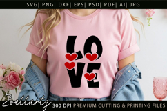 Valentine's Day SVG PNG EPS DXF Love Heart SVG for Cricut Product Image 2