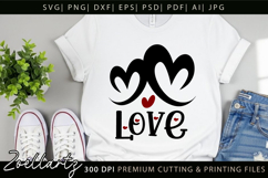 Valentine's Day SVG PNG EPS DXF Love Heart SVG for Cricut Product Image 6
