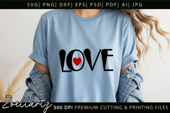 Valentine's Day SVG PNG EPS DXF Love Heart SVG for Cricut Product Image 2