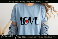 Valentine's Day SVG PNG EPS DXF Love Heart SVG for Cricut Product Image 2