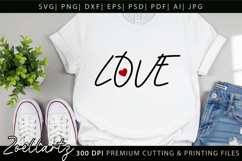 Valentine's Day SVG PNG EPS DXF Love Heart SVG for Cricut Product Image 4