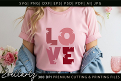 Valentine's Day SVG PNG EPS DXF Love Heart SVG for Cricut Product Image 2