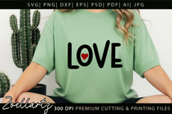 Valentine's Day SVG PNG EPS DXF Love Heart SVG for Cricut Product Image 2