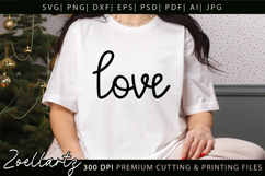 Valentine's Day SVG PNG EPS DXF Love Heart SVG for Cricut Product Image 1