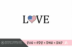 Love SVG Design,Romantic SVG,American SVG,Love Quote SVG Product Image 1