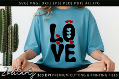 Valentine's Day SVG PNG EPS DXF Love Heart SVG for Cricut Product Image 2