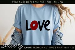 Valentine's Day SVG PNG EPS DXF Love Heart SVG for Cricut Product Image 5
