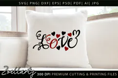 Valentine's Day SVG PNG EPS DXF Love Heart SVG for Cricut Product Image 2