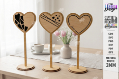 Love Table Stand Laser Cut Kit | Valentines Table Decor SVG Product Image 1