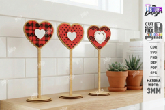 Love Table Stand Laser Cut Kit | Valentines Table Decor SVG Product Image 1