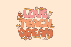 Retro Teacher T-shirt Design Bundle Product Image 9