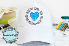 Love Teach Inspire SVG &amp; Sublimation design Product Image 4