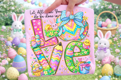 Teacher Easter PNG, Happy Easter PNG, Easter Bunny PNG Product Image 3