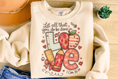 Love Teacher Valentine's Day PNG, Teacher Life PNG, Xoxo PNG Product Image 3