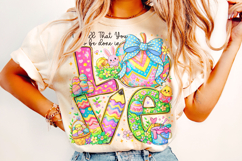 Teacher Easter PNG, Happy Easter PNG, Easter Bunny PNG Product Image 4