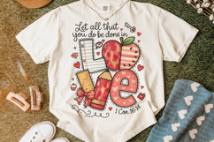 Love Teacher Valentine's Day PNG, Teacher Life PNG, Xoxo PNG Product Image 4