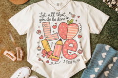 Love Teacher Valentine's Day PNG, Teacher Gift PNG, Xoxo PNG Product Image 4