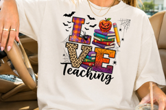 Love Teaching Halloween Sublimation PNG Product Image 2