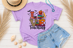Love Teaching Halloween Sublimation PNG Product Image 3