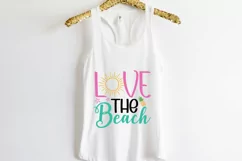 Love the beach SVG , Tropical Vibes SVG , Sunshine SVG Product Image 3