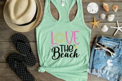 Love the beach SVG , Tropical Vibes SVG , Sunshine SVG Product Image 2