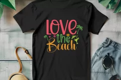 Love the beach SVG , Summer Party SVG , Beach Life SVG Product Image 2