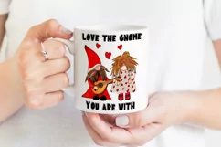 Valentine Gnomes Sublimation | Love Quotes PNG Product Image 4