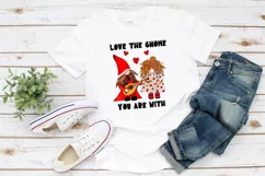Valentine Gnomes Sublimation | Love Quotes PNG Product Image 2