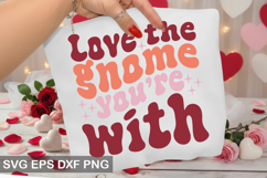 Love the gnome youre with - Retro Valentine' Day Design Product Image 1