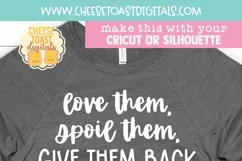 Funny Grandma Life Quote on Shirt Mockup 