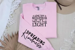 Love Thy Neighbor Sleeve SVG, Mother's Day SVG Design Product Image 2