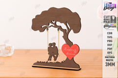 Love Tree Couple Laser Cut Bundle|Happy Valentine’s Day SVG Product Image 4