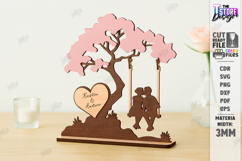 Love Tree Couple Laser Cut Bundle|Happy Valentine’s Day SVG Product Image 3