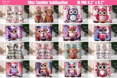 Valentines Day 20 OZ Skinny Tumbler Sublimation Product Image 2