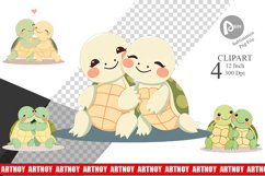 Clipart Love Turtle Product Image 1