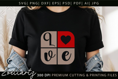 Valentine's Day SVG PNG EPS DXF Love Heart SVG for Cricut Product Image 3