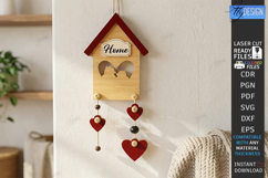 Love Wall Ornament Laser Cut Bundle | Romantic Hanging Signs Product Image 4