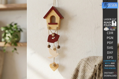 Love Wall Decor Ornament Laser Cut | Romantic Hanging Decor Product Image 1