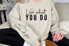 Love what you do Sleeve SVG Design Product Image 2