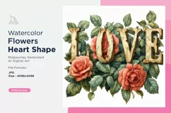 Flowers Heart Shape Sweethearts' Serenade Love in Harmony Product Image 1