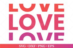 Love word svg, Love cut file, Love word art, Love cutfile Product Image 1