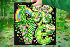 Love St Patrick's Day PNG, Lucky Day PNG, Irish PNG, Clover Product Image 7