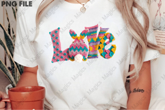 Love Yarn Crochet Easter Bunny PNG Product Image 2